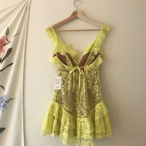 FL&L For Love and Lemons Tati Lace Dress sz. XS